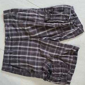 Mossimo Men's Plaid Cargo Shorts, size 34